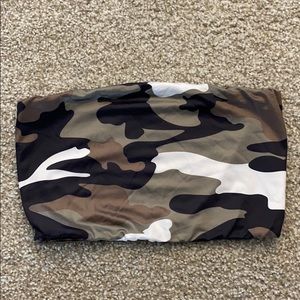 Camo tube top